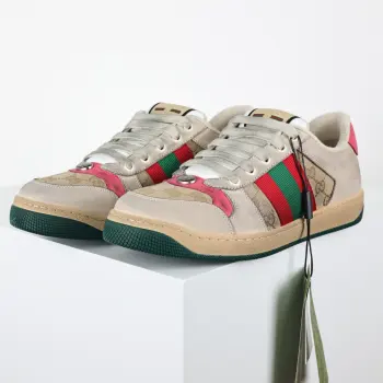 情侣款休闲运动鞋 高仿古奇男士运动鞋