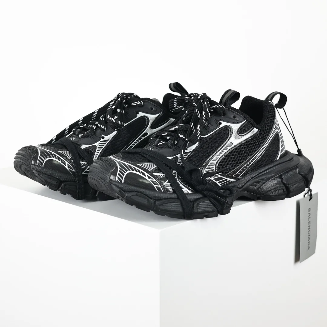 巴黎世家 情侣款防滑橡胶大底老爹鞋