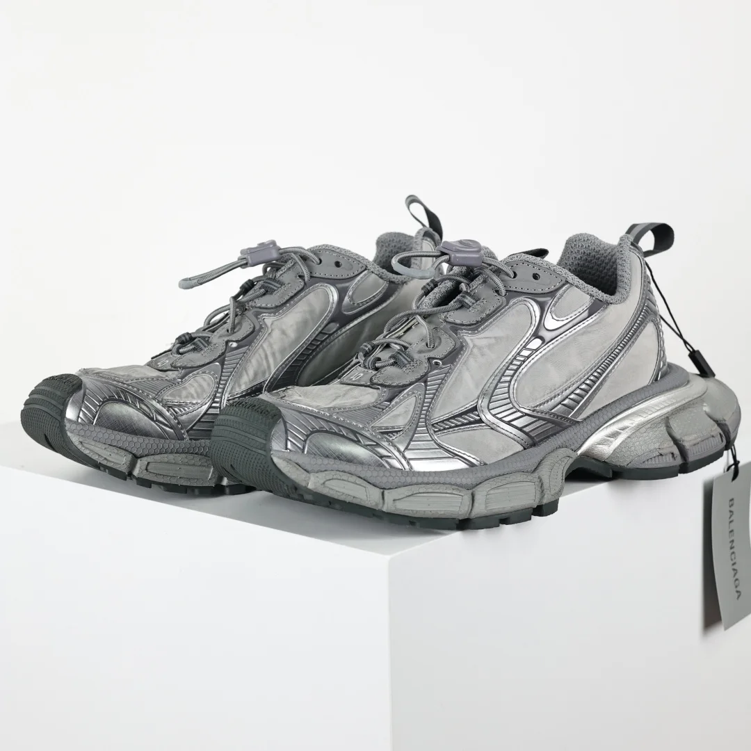 巴黎世家 情侣款防滑橡胶大底老爹鞋