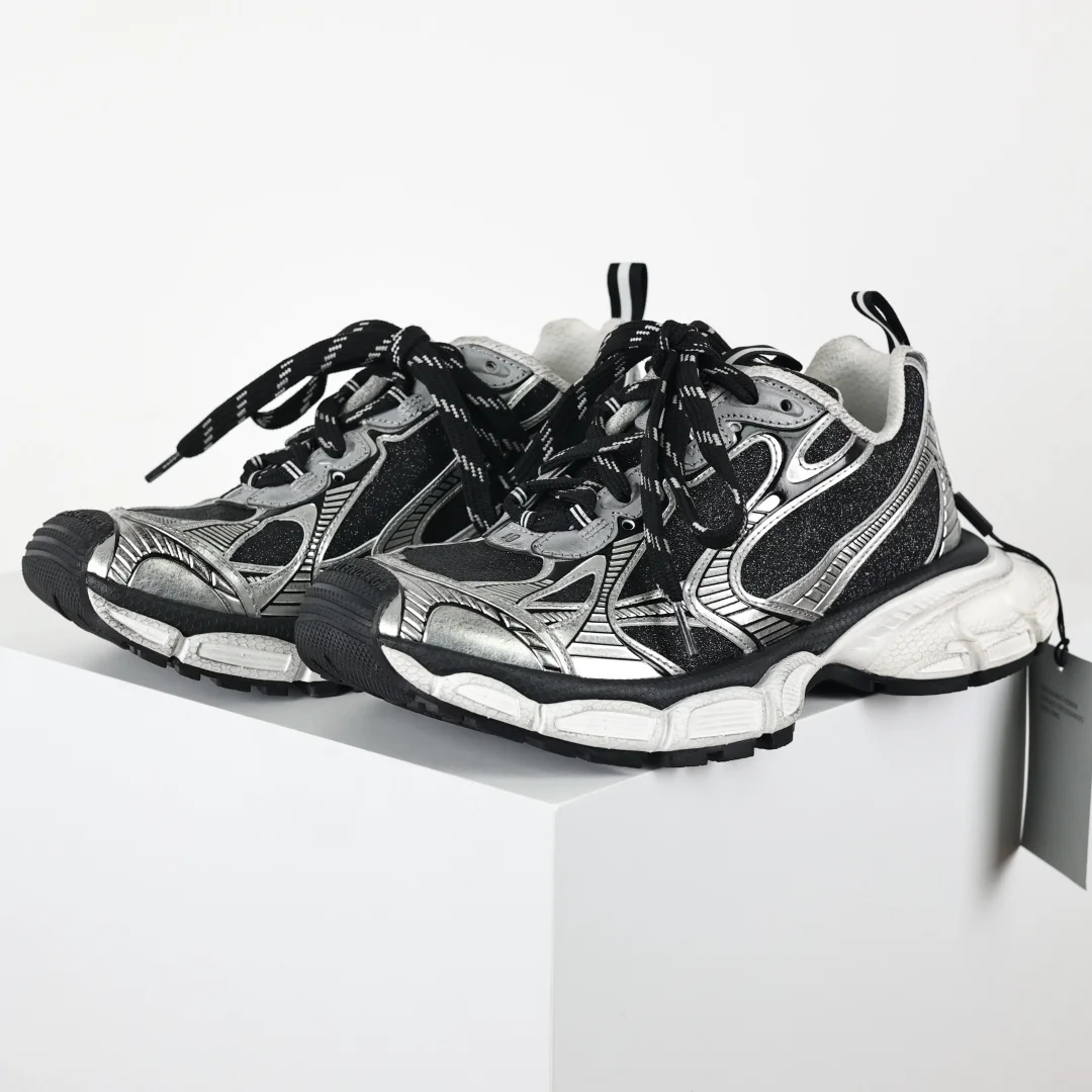 巴黎世家 情侣款防滑橡胶大底老爹鞋