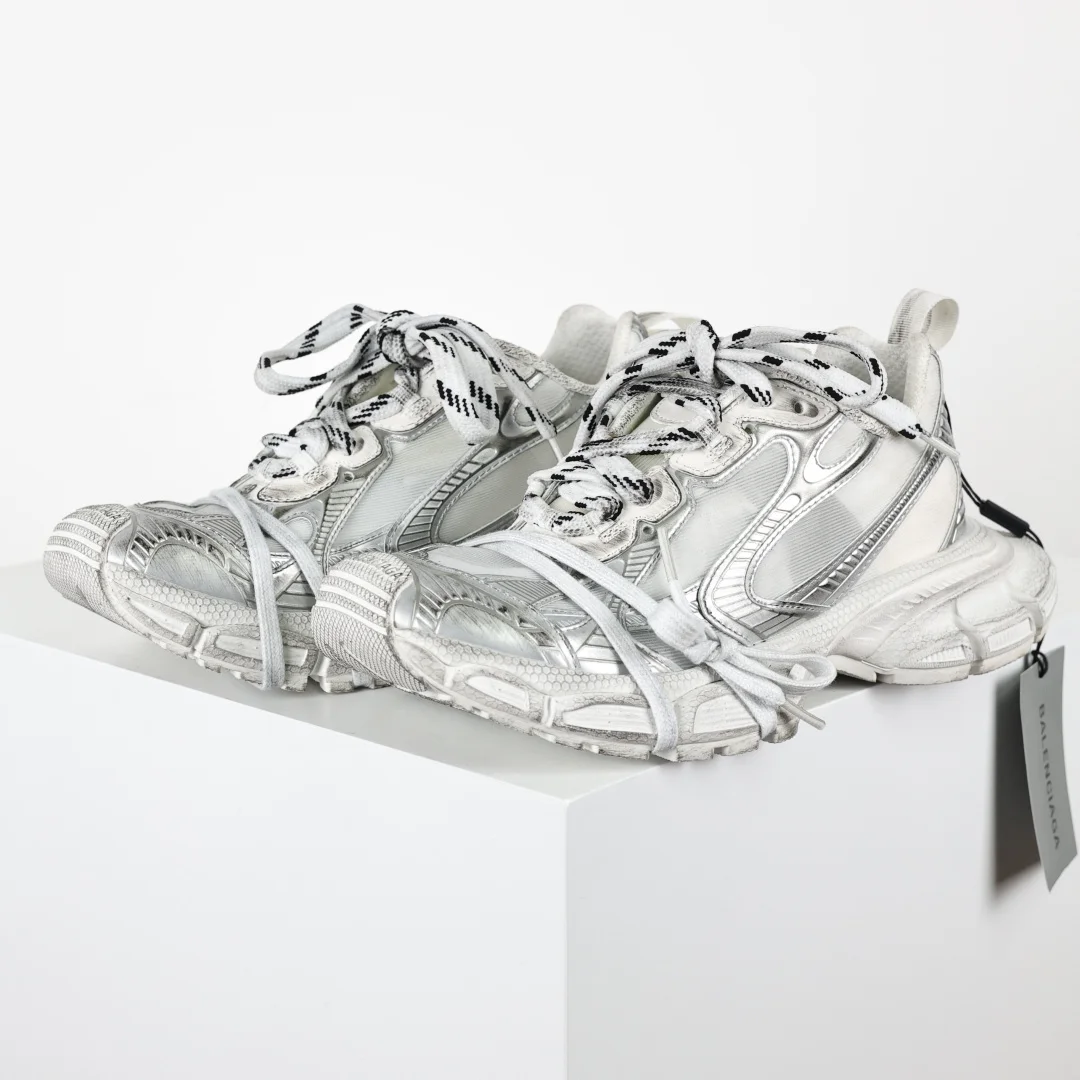 巴黎世家 情侣款防滑橡胶老爹鞋