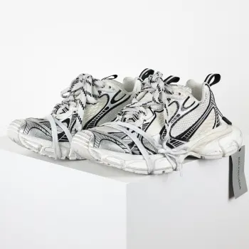 情侣款滑橡胶大底老爹鞋 高仿巴黎世家男士运动鞋