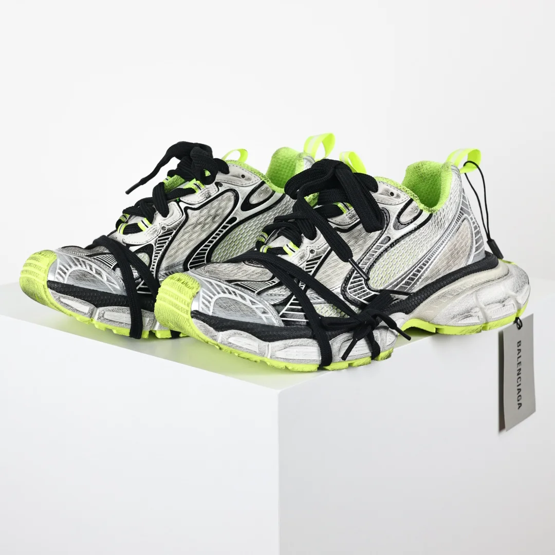 巴黎世家 情侣款防滑橡胶大底老爹鞋