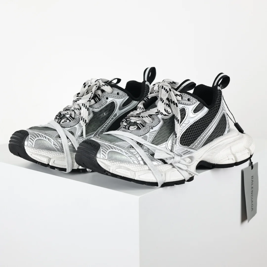 巴黎世家 情侣款防滑橡胶大底老爹鞋