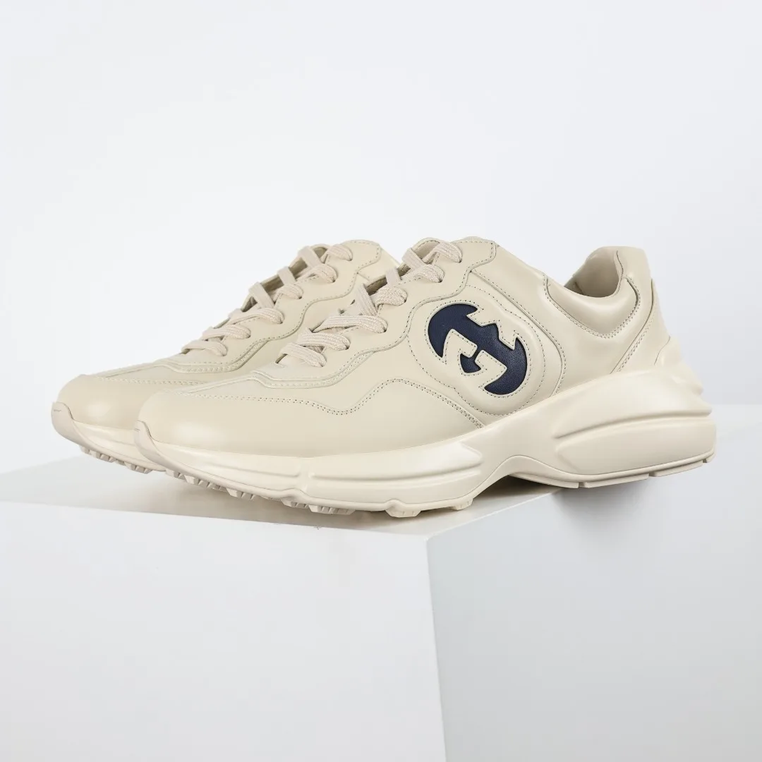 古奇 情侣款复古老爹鞋