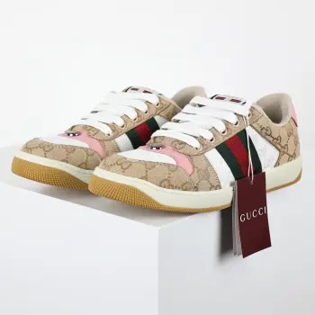 情侣款休闲运动鞋 高仿古奇男士运动鞋