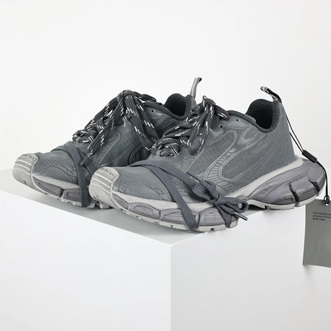 巴黎世家 情侣款滑橡胶大底老爹鞋