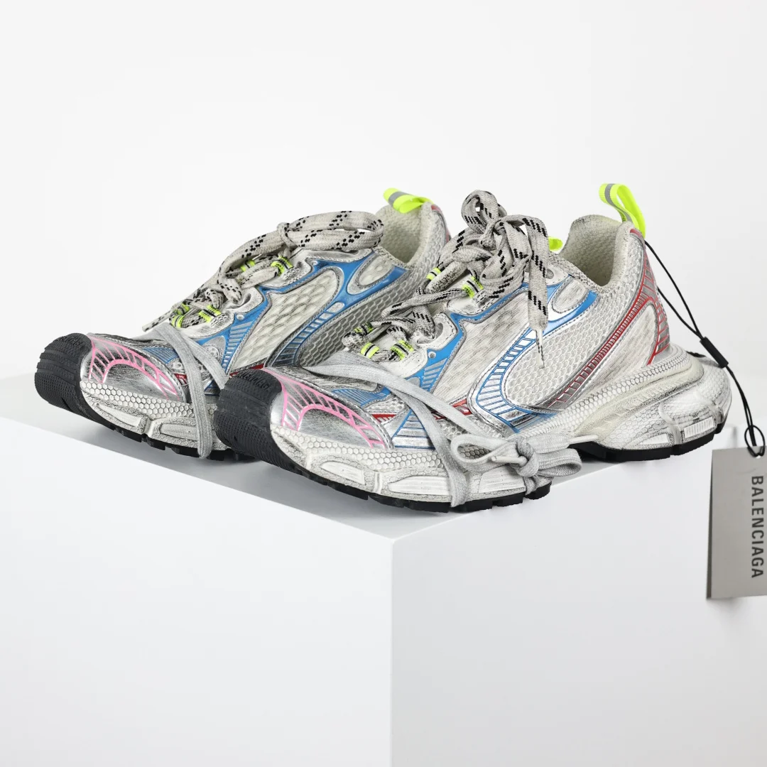 巴黎世家 情侣款防滑橡胶大底老爹鞋