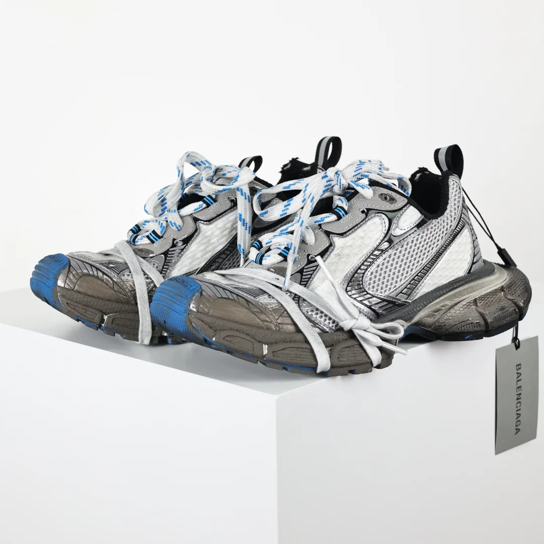 巴黎世家 情侣款防滑橡胶大底老爹鞋