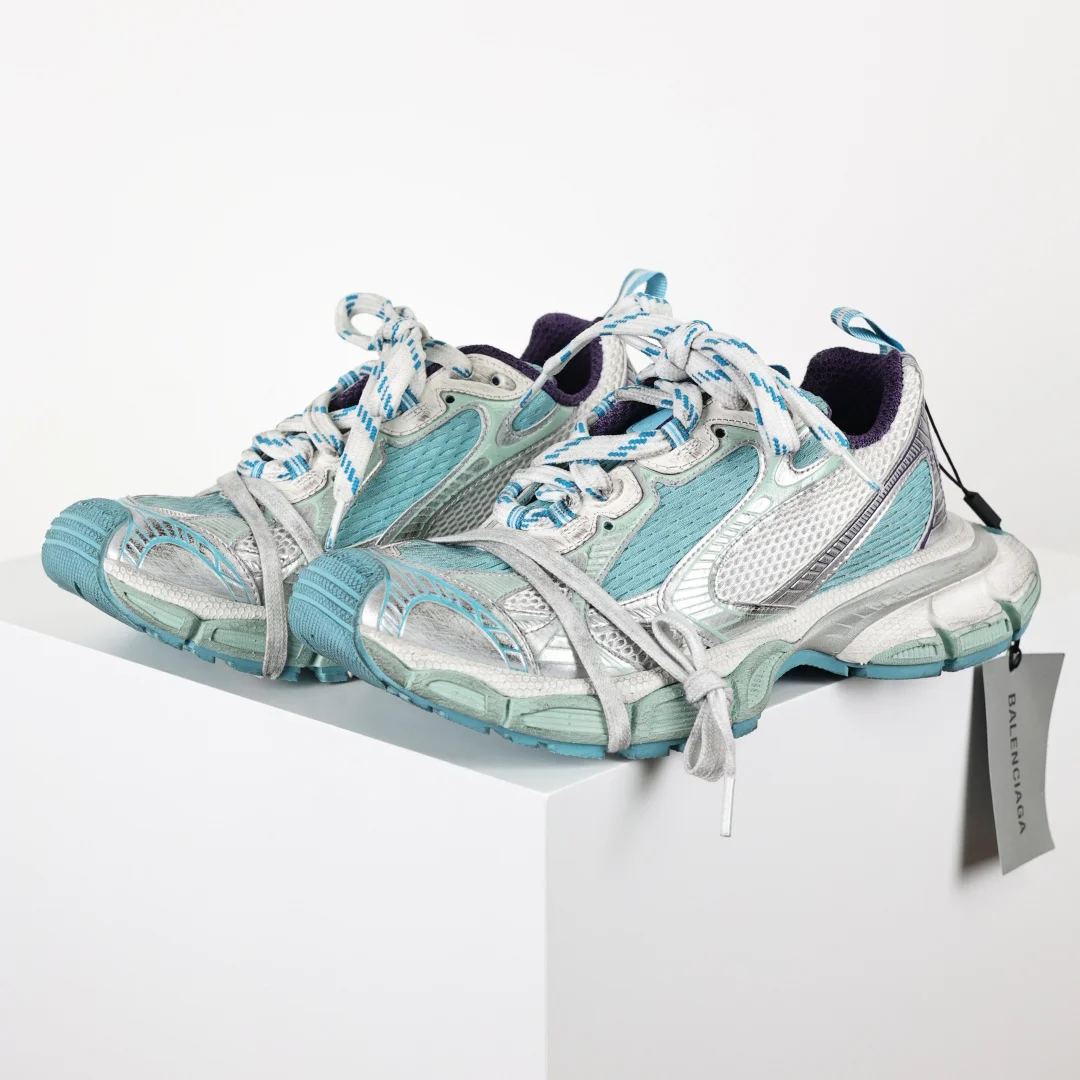 巴黎世家 情侣款滑橡胶大底老爹鞋