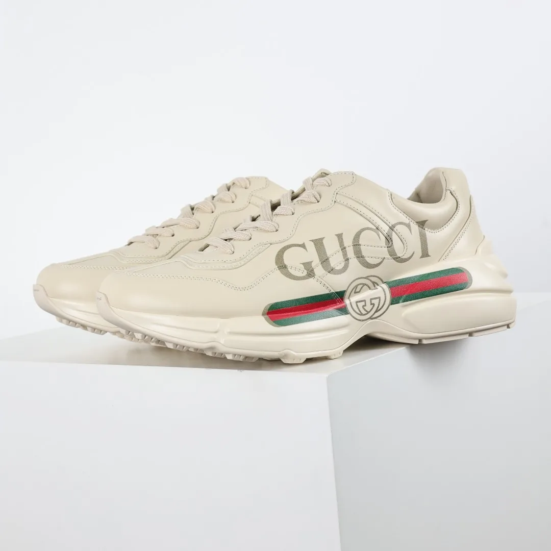 古奇 情侣款复古老爹鞋