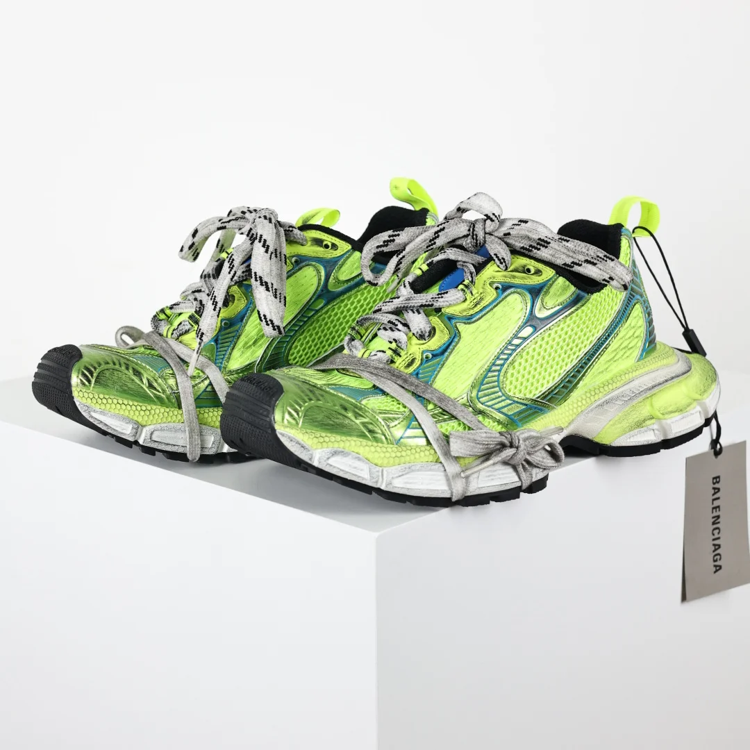 巴黎世家 情侣款防滑橡胶大底老爹鞋