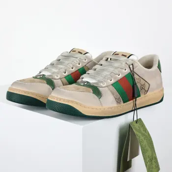 情侣款休闲运动鞋 高仿古奇男士运动鞋