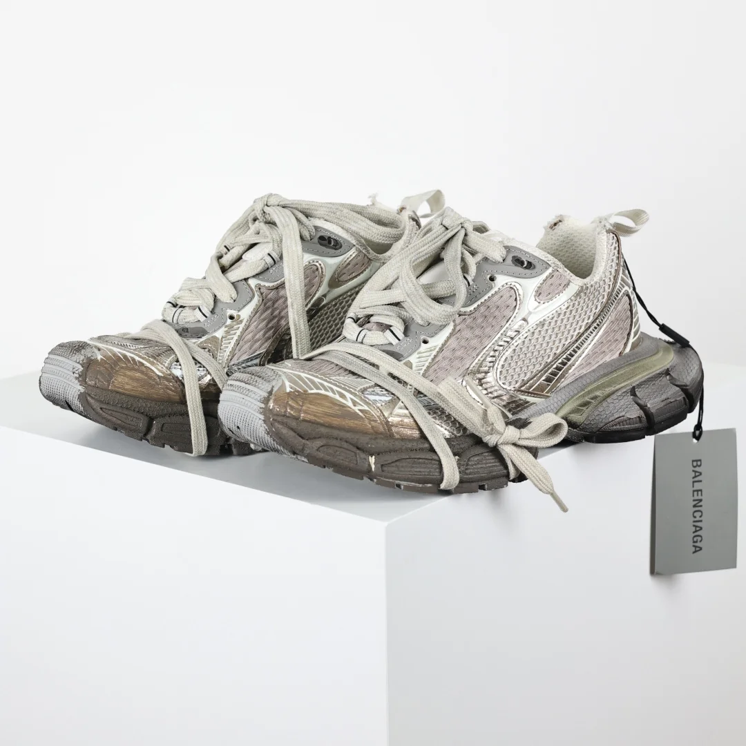 巴黎世家 情侣款防滑橡胶大底老爹鞋