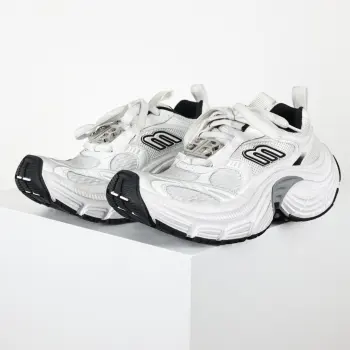 情侣款圆头系带老爹鞋 高仿巴黎世家男士运动鞋