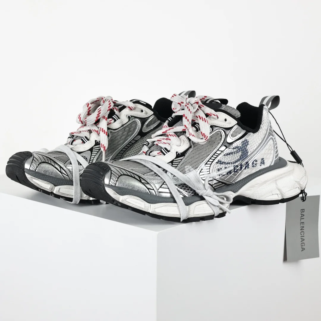 巴黎世家 情侣款防滑橡胶大底老爹鞋