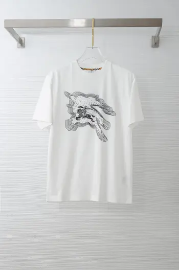 2026SS Fashion Men s Casual Round Neck Short Sleeve T-Shirt Replica Burberry Tshirts and Polos