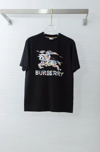 2026SS Fashion Men s Casual Round Neck Short Sleeve T-Shirt Replica Burberry Tshirts and Polos