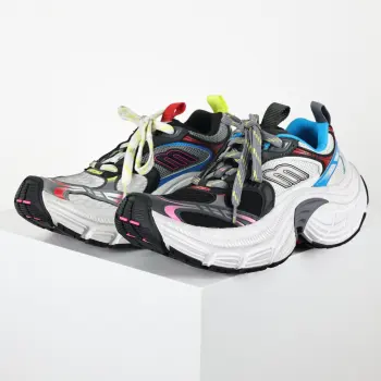 情侣款圆头系带老爹鞋 高仿巴黎世家男士运动鞋