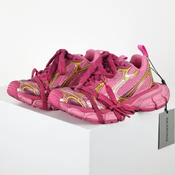 情侣款滑橡胶大底老爹鞋 高仿巴黎世家男士运动鞋