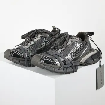 情侣款滑橡胶大底老爹鞋 高仿巴黎世家男士运动鞋