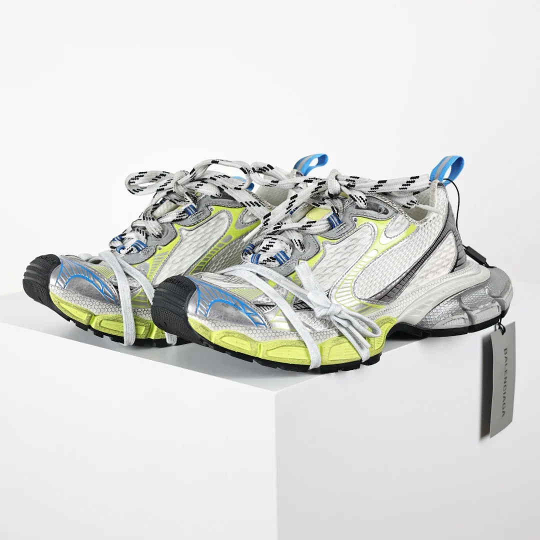 巴黎世家 情侣款滑橡胶大底老爹鞋