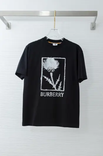 2026SS Fashion Men s Casual Round Neck Short Sleeve T-Shirt Replica Burberry Tshirts and Polos