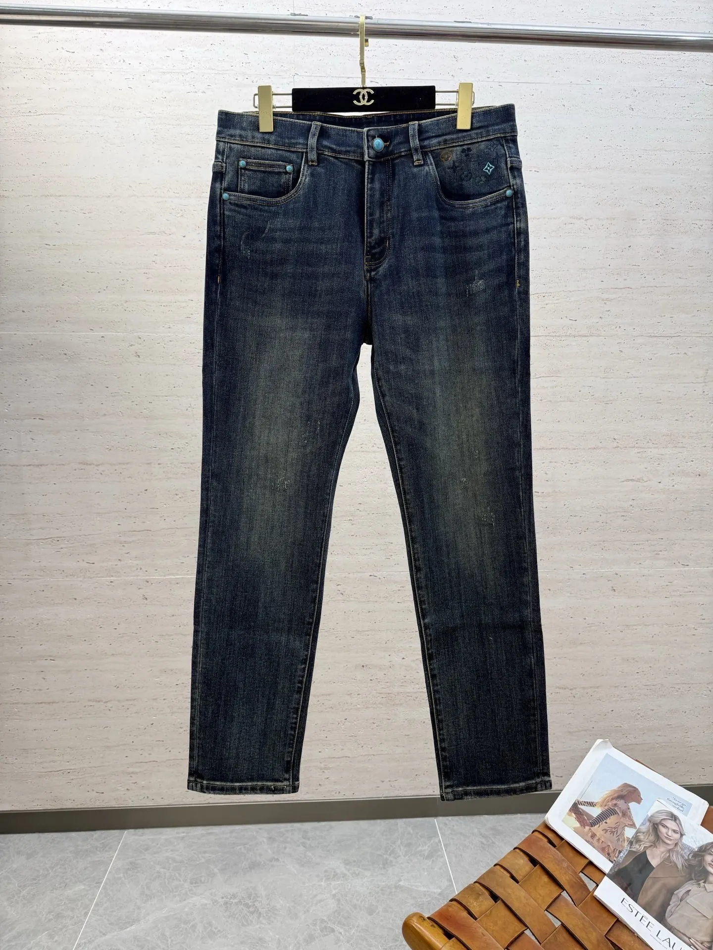 LV 26S春夏男士直筒牛仔裤