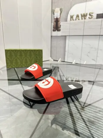 最新款情侣款拖鞋 高仿古奇男士凉鞋/拖鞋