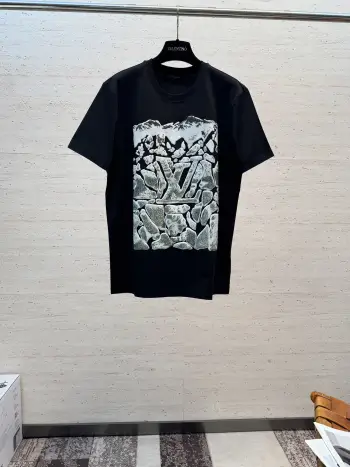 26S新款春夏休闲男士圆领短袖 高仿LVT恤/POLO衫