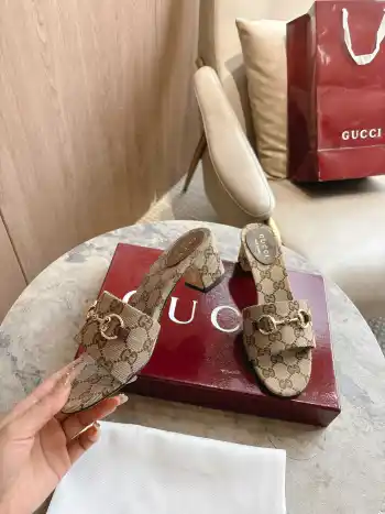 经典马衔扣拖鞋 凉鞋 高仿古奇女士凉鞋/拖鞋