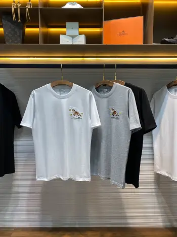 Women s Fashion Year of the Horse Limited Edition Logo Pattern Embroidered Casual Short Sleeve T-Shirt Replica Dior Tshirts and Polos