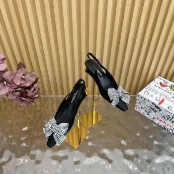 Silk series kitten-heeled sandals Replica Dolce Gabbana Womens Sandals and Slides