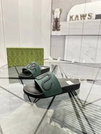 最新款情侣款拖鞋 高仿古奇男士凉鞋/拖鞋