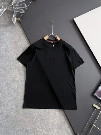 双股丝光进口牛奶丝T恤 高仿杰尼亚T恤/POLO衫