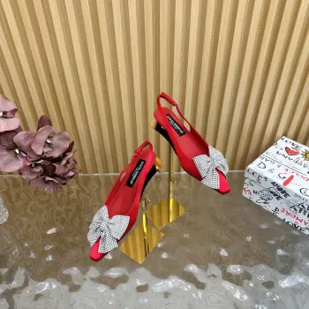 Silk series kitten-heel sandals Replica Dolce Gabbana Womens Sandals and Slides