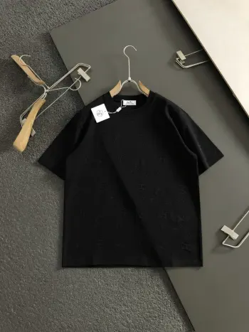 2026 Spring/Summer Jacquard Short Sleeve with Subtle Patterns Replica Hermes Tshirts and Polos