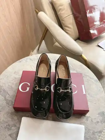 女士马衔扣乐福鞋 高仿古奇女士皮鞋/乐福鞋