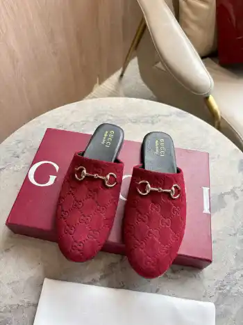 2025秋冬系列 马衔扣拖鞋 高仿古奇女士凉鞋/拖鞋