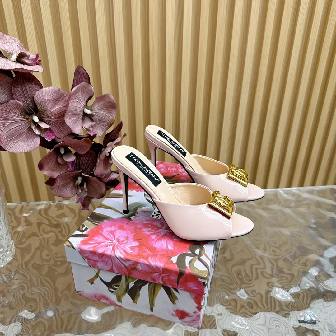 杜嘉班纳 绝美复古水钻凉拖 意式经典奢华高跟鞋