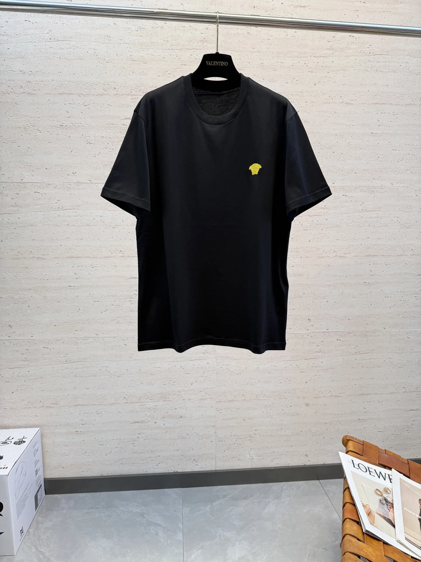 范思哲 26S新款春夏休闲男士圆领短袖