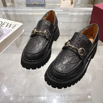 Classic Height-Increasing Versatile Horsebit Loafers Replica Gucci Womens Loafers and Dress Shoes