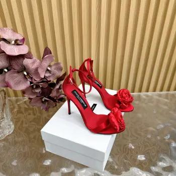 Ultra-high heel open-toe sandals Replica Dolce Gabbana Womens Loafers and Dress Shoes