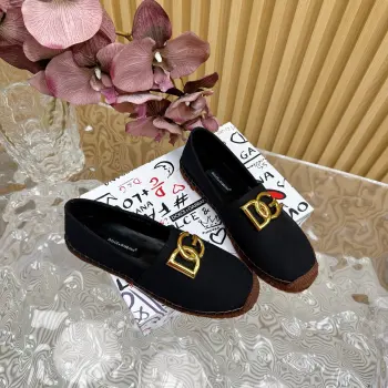 高版本麻底印花渔夫鞋 高仿杜嘉班纳女士休闲鞋/板鞋