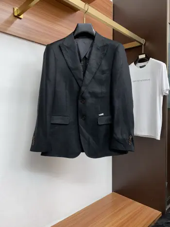 2026新款男士休闲定制翻领夹克外套 高仿诺悠翩雅西服/西装