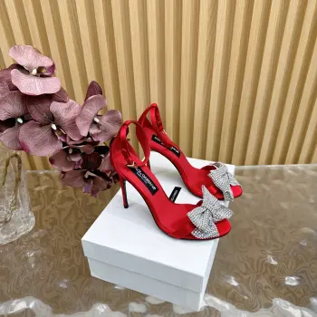 Ultra-high heel open-toe sandals Replica Dolce Gabbana Womens Loafers and Dress Shoes