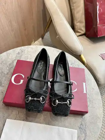 马衔扣平底芭蕾舞鞋 高仿古奇女士皮鞋/乐福鞋