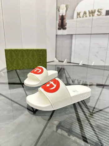 最新款情侣款拖鞋 高仿古奇男士凉鞋/拖鞋