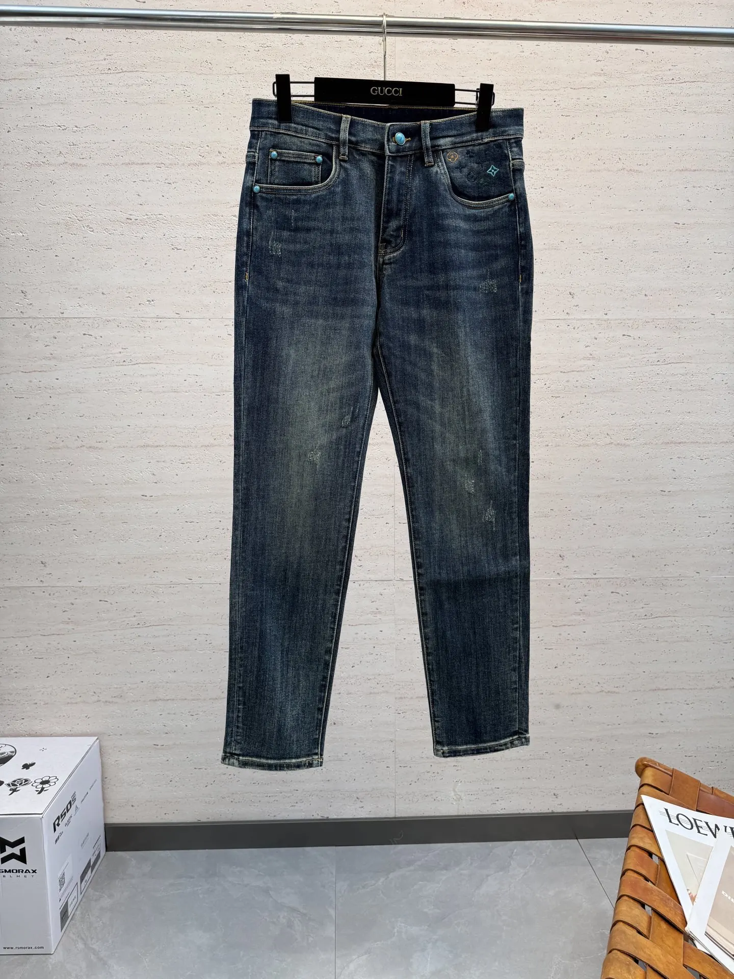 LV 26S春夏男士直筒牛仔裤