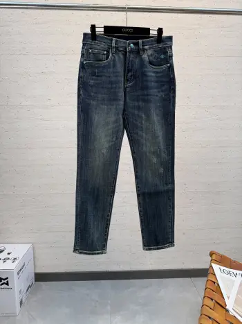 26S春夏男士直筒牛仔裤 高仿LV牛仔裤